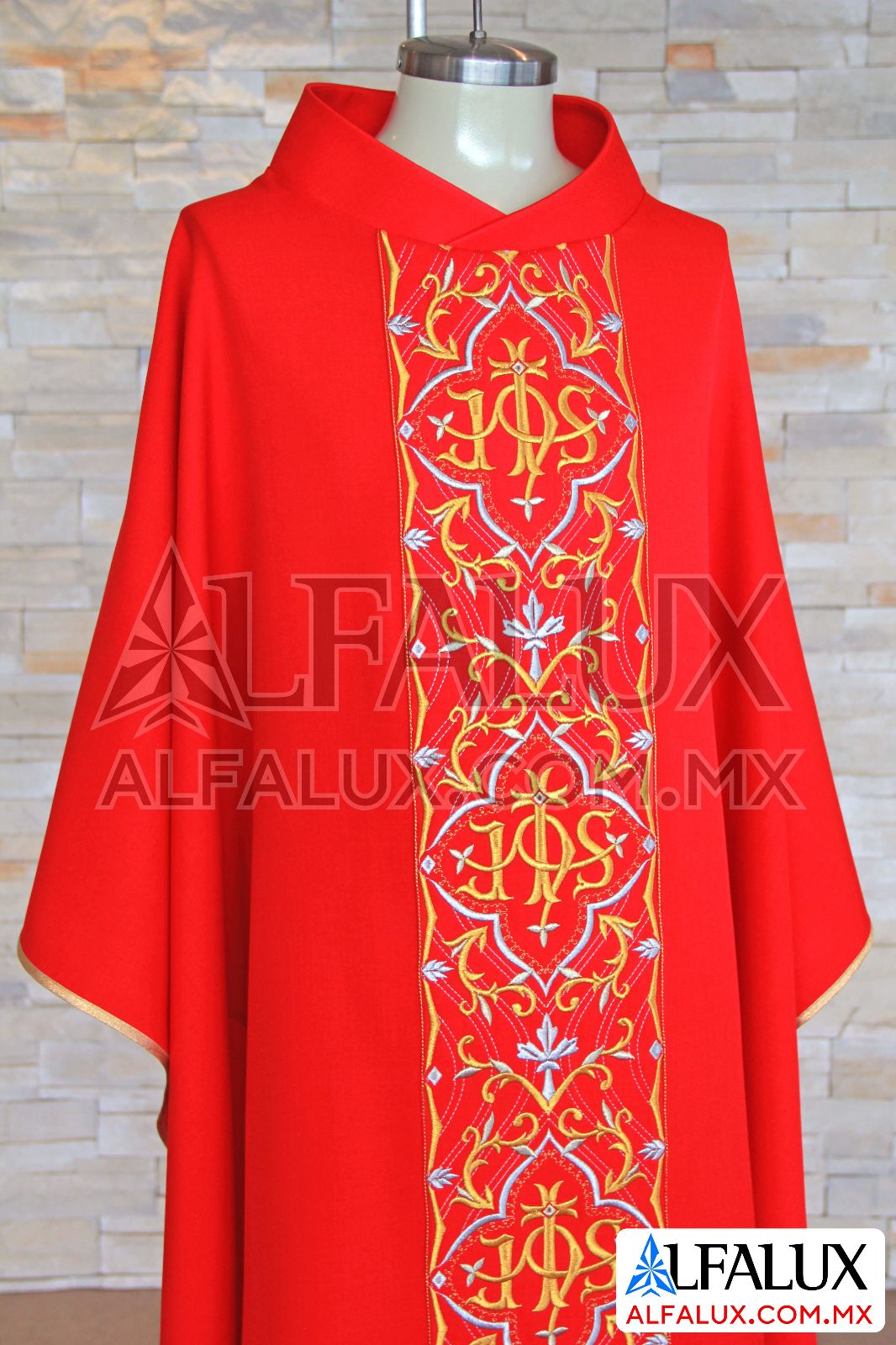 26 REDENTOR Casulla Alfalux Central Rojo 05 (5)